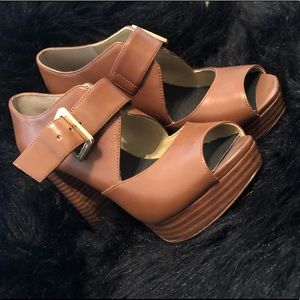 Michael Kors Peeptoe Booties